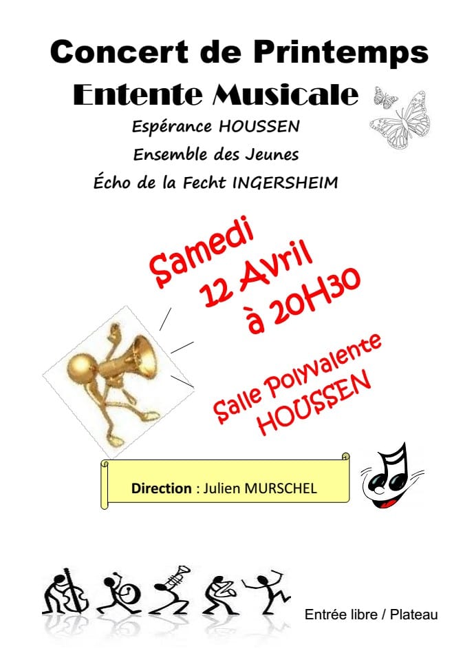 2014-04-12 Affiche Concert Printemps Houssen