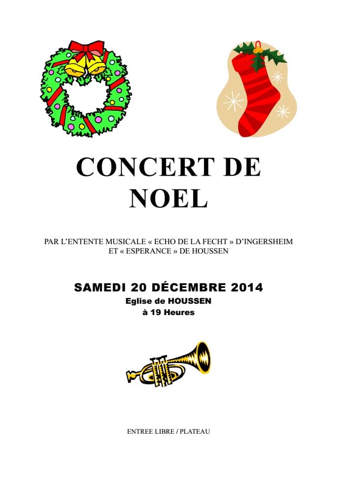 2014-12-20 Affiche Concert Noel Houssen