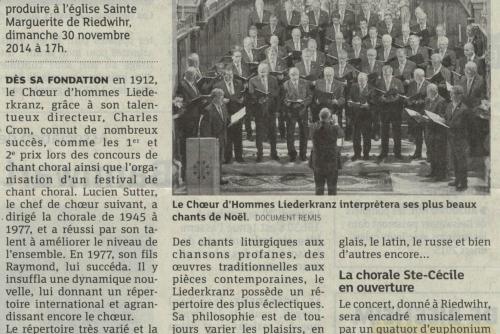 2014-11-30 Concert de l'Avent Riedwihr