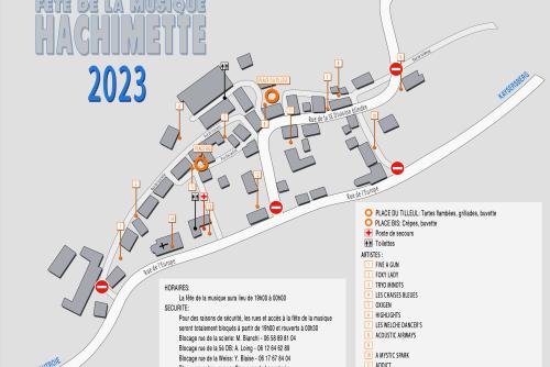 Carte Fête de la musique Hachimette 2023