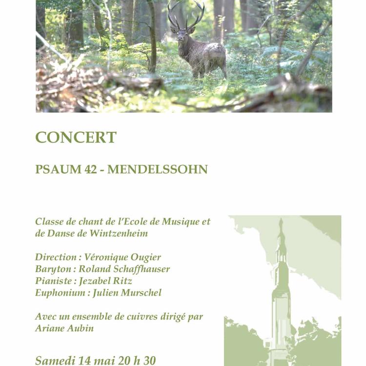 Concert Psaum 42 - Mendelssohn