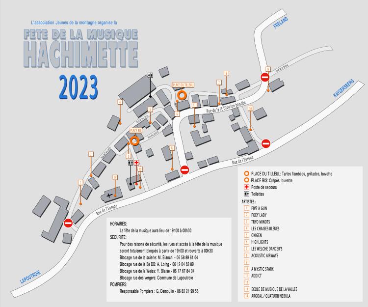 Carte Fête de la musique Hachimette 2023