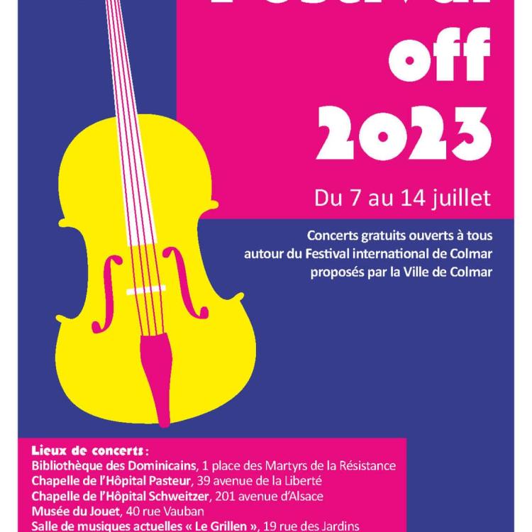 Affiche Festival Off 2023