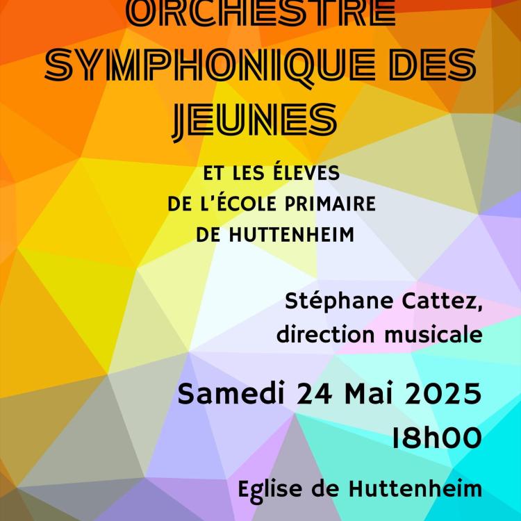 Affiche Concert OSJ Huttenheim 2025