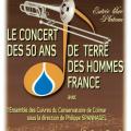 Concert des 50 ans de Terre des Hommes France
