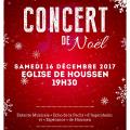 Concert de Noël à Houssen 2017