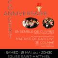 Concert anniversaire